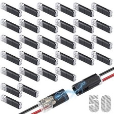 50Pcs Low Voltage Wire Connectors, Double Wire Plug in Connector Connector price