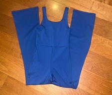 Yogalicious Girls' Bodysuit Med(10) Royal Blue - Flare Leg -Tank Top Girls' Bodysuit price