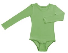 Magi Girls Cotton Long Sleeve Bodysuit Gymnastics  Lined Ballet Solid Color Yoga Girls' Bodysuit price