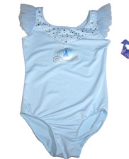 Capezio Disney Princess Leotard Cinderella Bodysuit Flutter Slv New Girl S 7 8 Girls' Bodysuit price