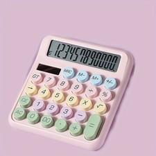 US 12 Digit Display Desktop Calculator Battery Big Button Business Home Office Calculator price