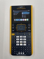 TI Nspire CX Color-Display Graphing Calculator with School Property Markings. Calculator price