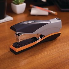 Swingline 87845 Optima Desk Stapler, 40-Sheet Capacity, Silver/Orange/Black Stapler price
