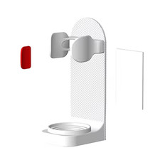 Adjustable Toothbrush Holder Electric Toothbrush Base Silicone Non-Slip Wall Mou Toothbrush Holder price