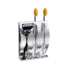 Toothbrush Holder Toothpaste Dispenser Stainless Steel Wall Mount Stand 3 Hole Toothbrush Holder price