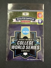 2026 NCAA MEN'S COLLEGE WORLD SERIES OFFICIAL JERSEY PATCH - READY TO SHIP Men's Jersey price