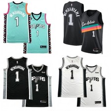 Free Tax New 2026 #1 Wembanyama Men's Stitched Jersey 9 Colors Men's Jersey price