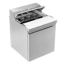 27'' Commercial Refrigerator Salad Sandwich Prep Table W/ 8 Pans Restaurant Bars Cafe & Canteen Table Set price