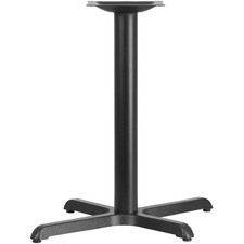 Elegant 23.75" x 30" Black Cast Iron X-Base Table Base for Restaurants Cafe & Canteen Table Set price