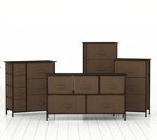 4/5/7 Dressers Chest Drawer Bedroom Set Furniture Nightstand Storage Full Queen Bedroom Set price
