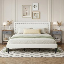 3-piece Bedroom Set Furniture Twin Full Queen Size Bed Frame with 2 Nightstands Bedroom Set price