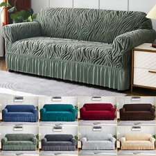 High Stretch Sofa Couch Cover w/Skirt Hem Full-Cover Jacquard Slipcover Non Slip Sofa & Couch Cover price