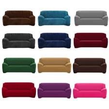 1 2 3 4 Seater Stretch Sofa Cover Slipcover Solid Chair Couch Cover Protector Sofa & Couch Cover price