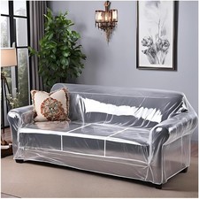 Heavy Duty Waterproof Plastic Couch Cover Pet Scratch Furniture Slipcover Sofa & Couch Cover price