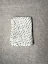Modern Baby Blanket Cross + White Blue Gray Brown Muslin Swaddle Security Lovey Baby Swaddle price