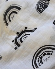 Rainbow Muslin Swaddle Baby Swaddle price