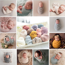 USCotton Fineborn Baby Swaddle Blanket Muslin Receiving Blanket Photo Wrap Props Baby Swaddle price