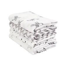 Baby Muslin Swaddle Blanket 70% Bamboo 30% Cotton Receiving Blanket 4 Pc, 47x47” Baby Swaddle price