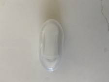 Silicone Finger Toothbrush with Clear Storage Case, Clear/White Baby Toothbrush Case price