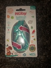 Nuby Baby Toothbrush Massager with Protective Case 3M+ Baby Toothbrush Case price
