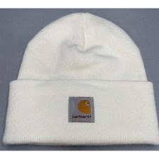 Carhartt Kids Youth White Acrylic Knit Watch Hat Beanie AH8990 One Size Kids' Beanie price