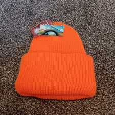 Kids Fluorescent Orange Beanie NWT Kids' Beanie price