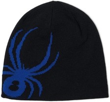 Spyder Youth Reversable Beanie Winter Hat Electric Blue One Size Youth Kids NWT Kids' Beanie price
