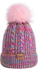 Kids Winter Beanie Hat, Children's Warm Fleece Lined Knit Thick Ski Cap Kids' Beanie price