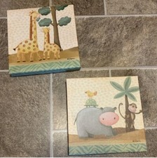 Jungle Safari Canvas Print Set Kids Nursery Room Decor Baby & Kids' Room Set price