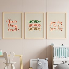 Baby Room Wall Art Set Of 3 Nursery Print Nursery Decor Baby Kids Room Pictures Baby & Kids' Room Set price