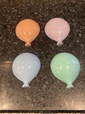 VTG Burwood Baby Kids Room Nursery Daycare Pastel Balloon Wall Decor Set 1986 Baby & Kids' Room Set price