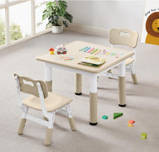 Kids Table & Chairs Set Height Adjustable Toddler Activity Desk Baby & Kids' Room Set price