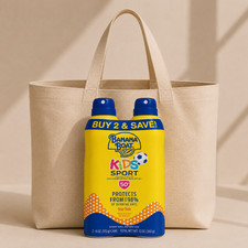 Beach Tote Bag + FREE Banana Boat Kids Sport SPF 50 Twin Pack Unisex Sports Bag price