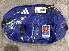 (BRAND NEW) adidas FIFA Volunteer Blue Belt Bag Fanny Pack Adjustable Strap Unisex Sports Bag price