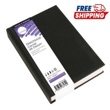 Daler-Rowney Simply Sketchbook - 4in x 6in Hardbound Sketchbook - 110-Page Black Drawing Paper price