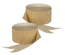 Gold Metallic Crepe Paper Streamers, 2 Rolls Made in USA Crepe Paper price