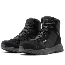 Mens Tactical Outdoor Boots Lightweight Military Combat Hiking Work Boots Black Boots (Outdoor) price