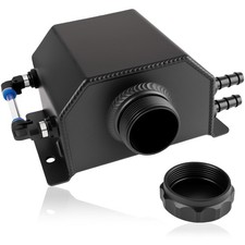 Aluminum Coolant Overflow Tank 1L Black Universal Radiator Reservoir Reservoir price