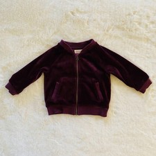 Gymboree Girl's Velour Bomber Jacket Size 3-6 months, Excellent Condition Girls' Cardigan price