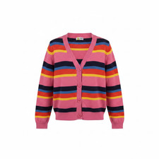 Girls lightweight cardigan sweater Epic Threads sz 10 Pink w/ Stripes NEW w Tags Girls' Cardigan price