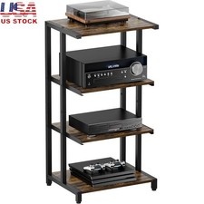 4-Tier Media Console Tower TV Game Storage Stylish Display Shelf Home Decor New Console Furniture price