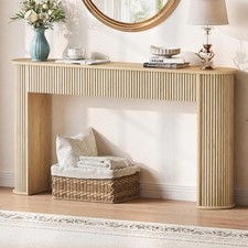 Fluted Console Table Entryway Table Sofa Table Behind the Couch Hallway Table Console Furniture price