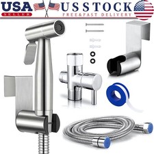 Toilet Shattaf Adapter Hose Bidet Spray Stainless Steel Handheld Shower Head WC Toilet Adapter price