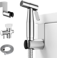 Toilet Shattaf Adapter Hose Bidet Spray Stainless Steel Handheld Shower Head NEW Toilet Adapter price
