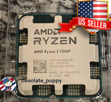 (New) AMD Ryzen 5 7500F 6-Core 12-Thread Socket AM5 CPU Processor OEM Tray Processor price