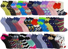 30 Pairs Low Cut Ankle Socks for Women Girls Boys Men, Patterned Colorful Soft Girls' Socks price