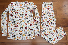 HORSE PAJAMAS Teen Girls 16 Floral Bamboo Pajama Pants Shirt Long Sleeve Girls' Pajamas price