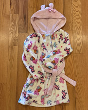 Peppa Pig Girls Hooded Belted Fleece Robe Polyester Pink S (6/6X) Girls' Pajamas price