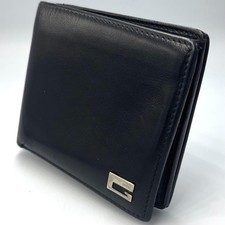 Gucci Unisex Wallet Bifold Leather Made in Italy Black very good gift Unisex Wallet price