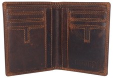 Vintage Leather Mens Slim Bifold Wallet RFID Blocking Credit Card Holder Wallets Unisex Wallet price